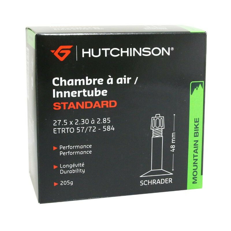 Photo Chambre à air valve Schrader Hutchinson 27.5 x 2.30-2.85 48 mm