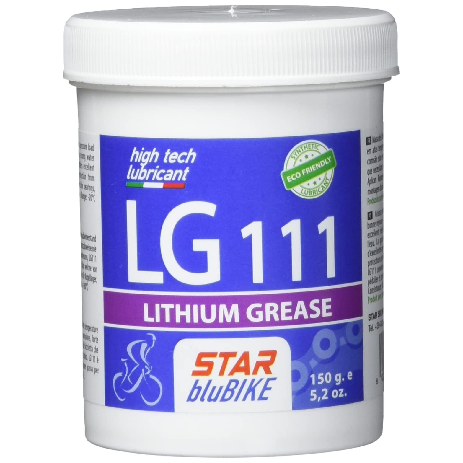 Photo Graisse multifonction Star BluBike Lithium LG111 500 g