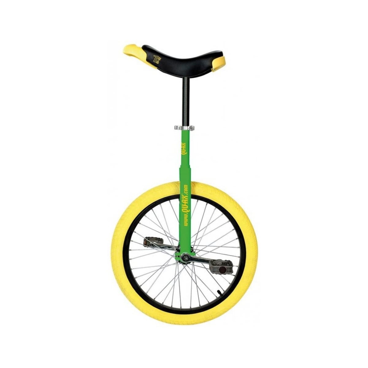 Monocycle jante alu pneu jaune QU-AX Luxus 20