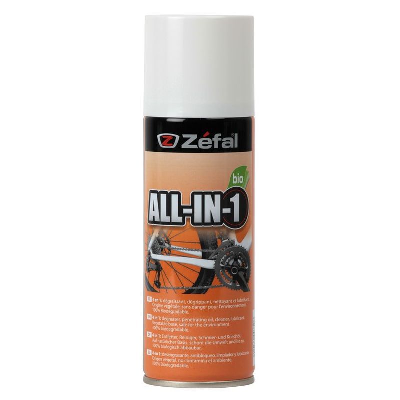 Photo Spray dégraissant/nettoyant/lubrifiant Zefal 150 ml (all-in-1)