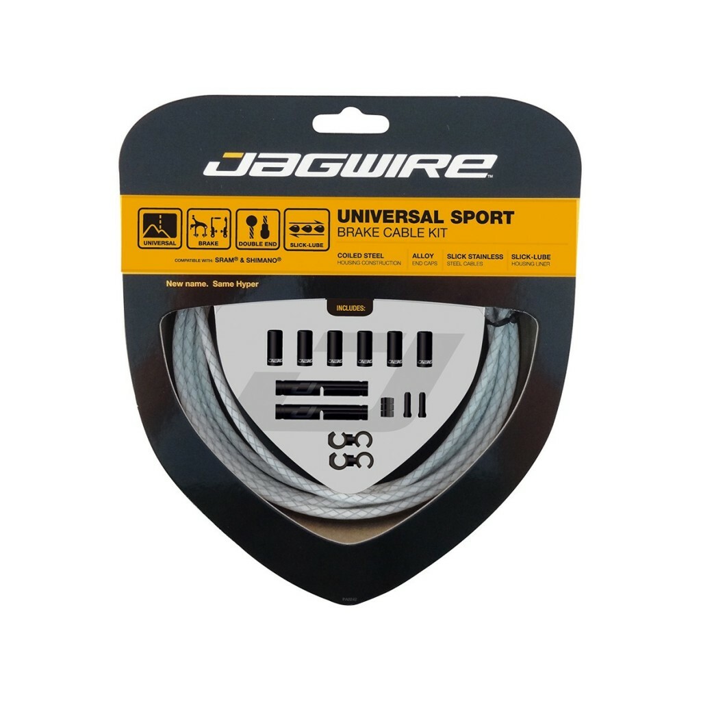 Kit câble de frein Jagwire Universal Sport -Braided White