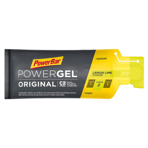 Gels PowerBar PowerGel MultiPack 10 packs of 3+1x41gr Mixed : Strawberry-Banana-Green Apple-Lemon-Li