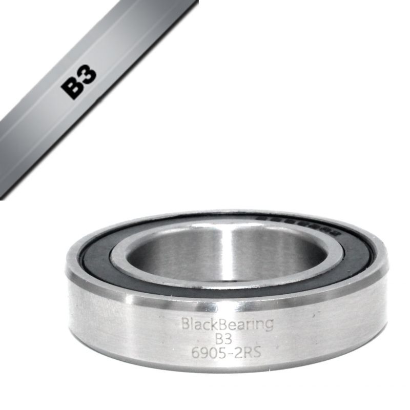 Roulement Black Bearing B3 - 6905-2RS - 25 x 42 x 9 mm