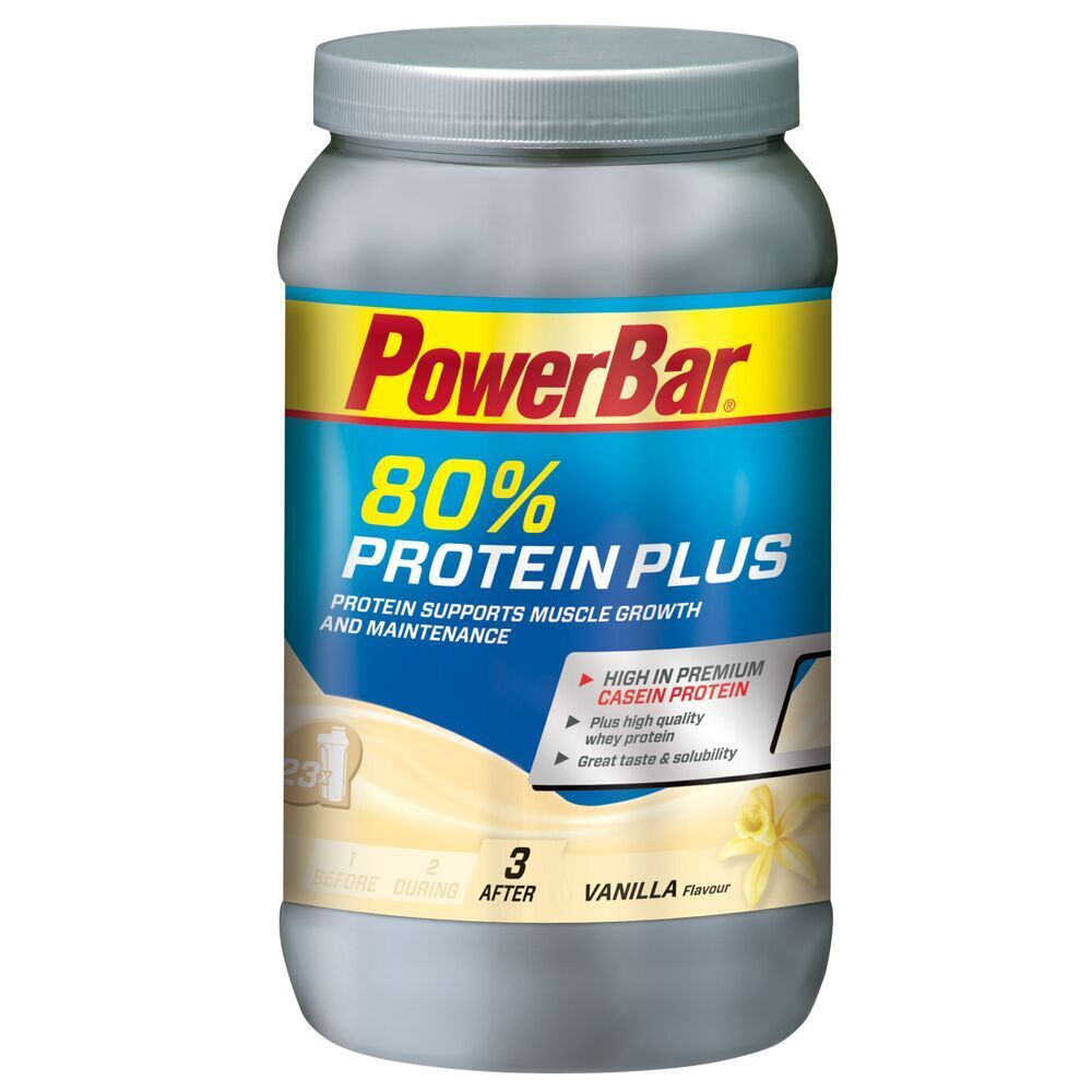 Photo Poudre PowerBar ProteinPlus 80 % - Vanilla (500gr)