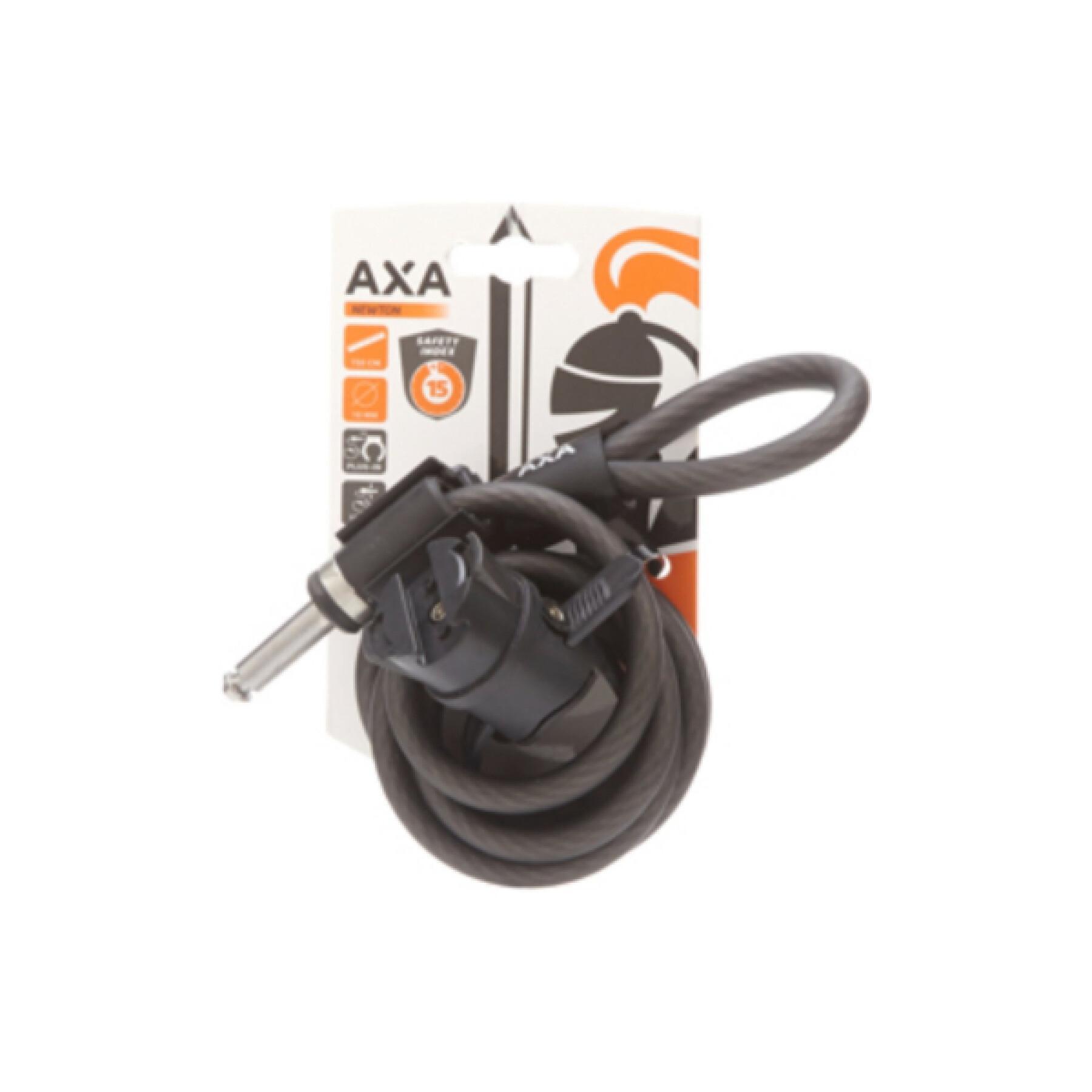 Antivol câble Axa Newton Defender/Solid Plus/Fusion/Victory dureté 10mm 180cm