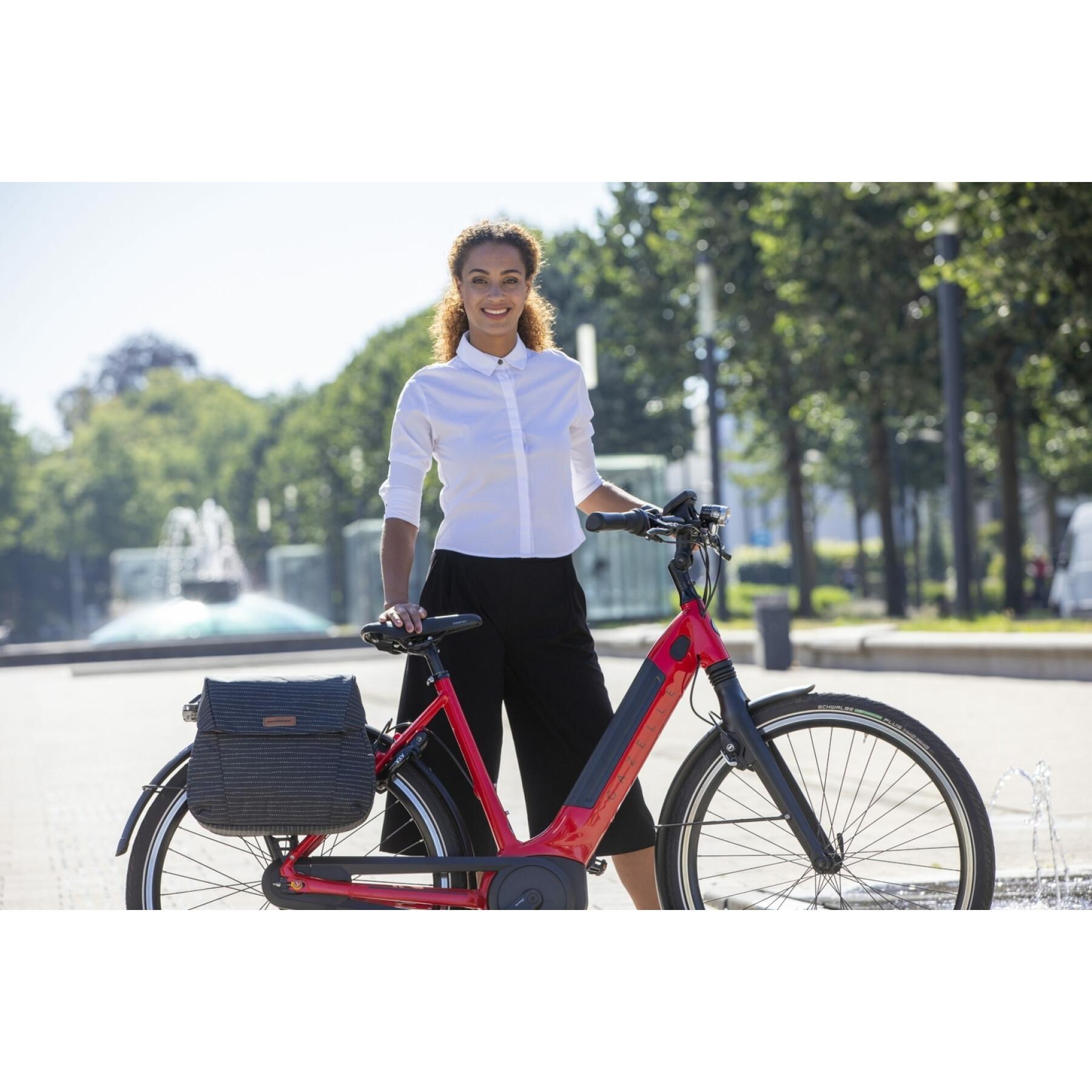 Sacoche porte-bagage vélo imperméable en polyester avec réfléchissants New Looxs Joli Nomi
