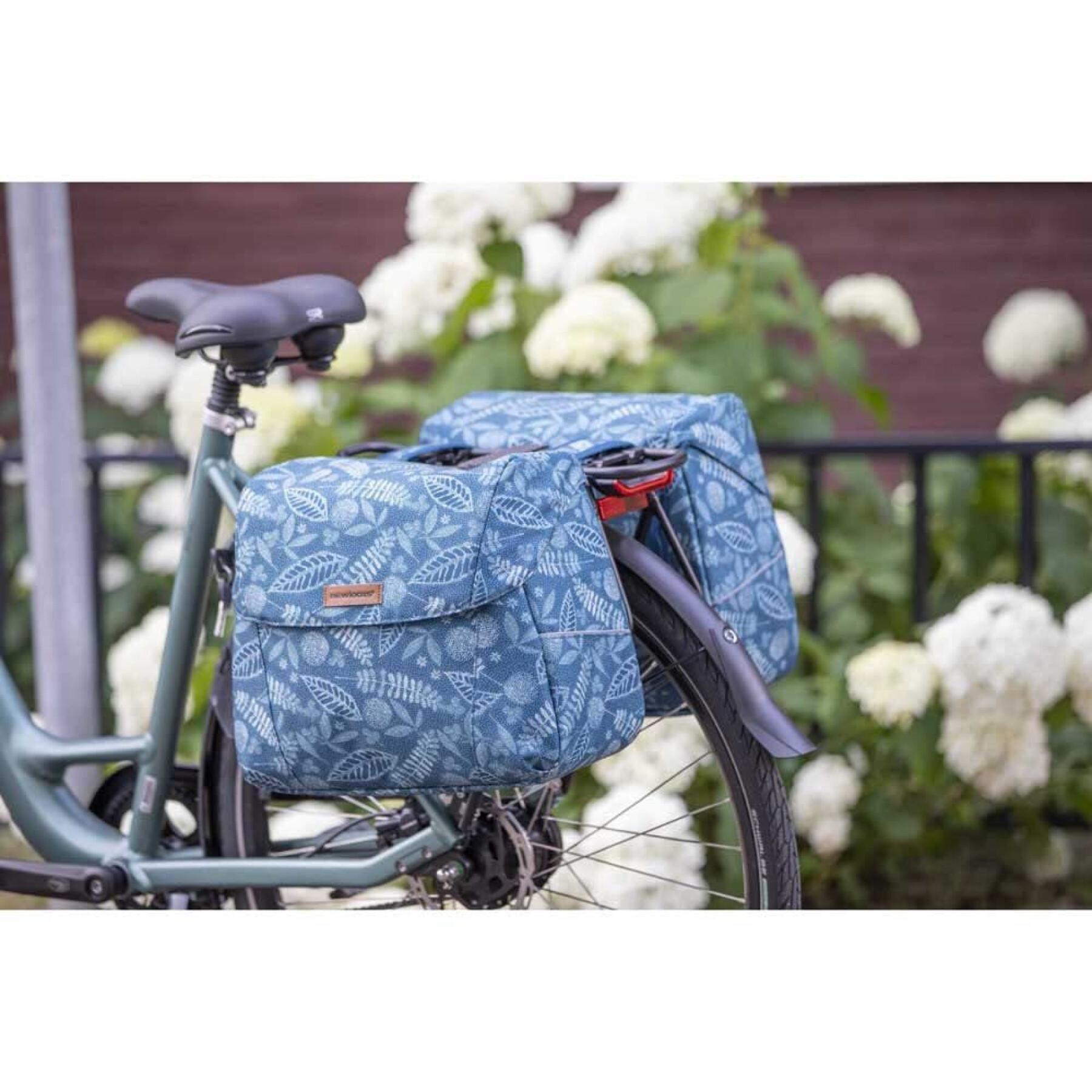 Sacoche de porte-bagages vélo imperméable polyester réfléchissantes New Looxs Joli