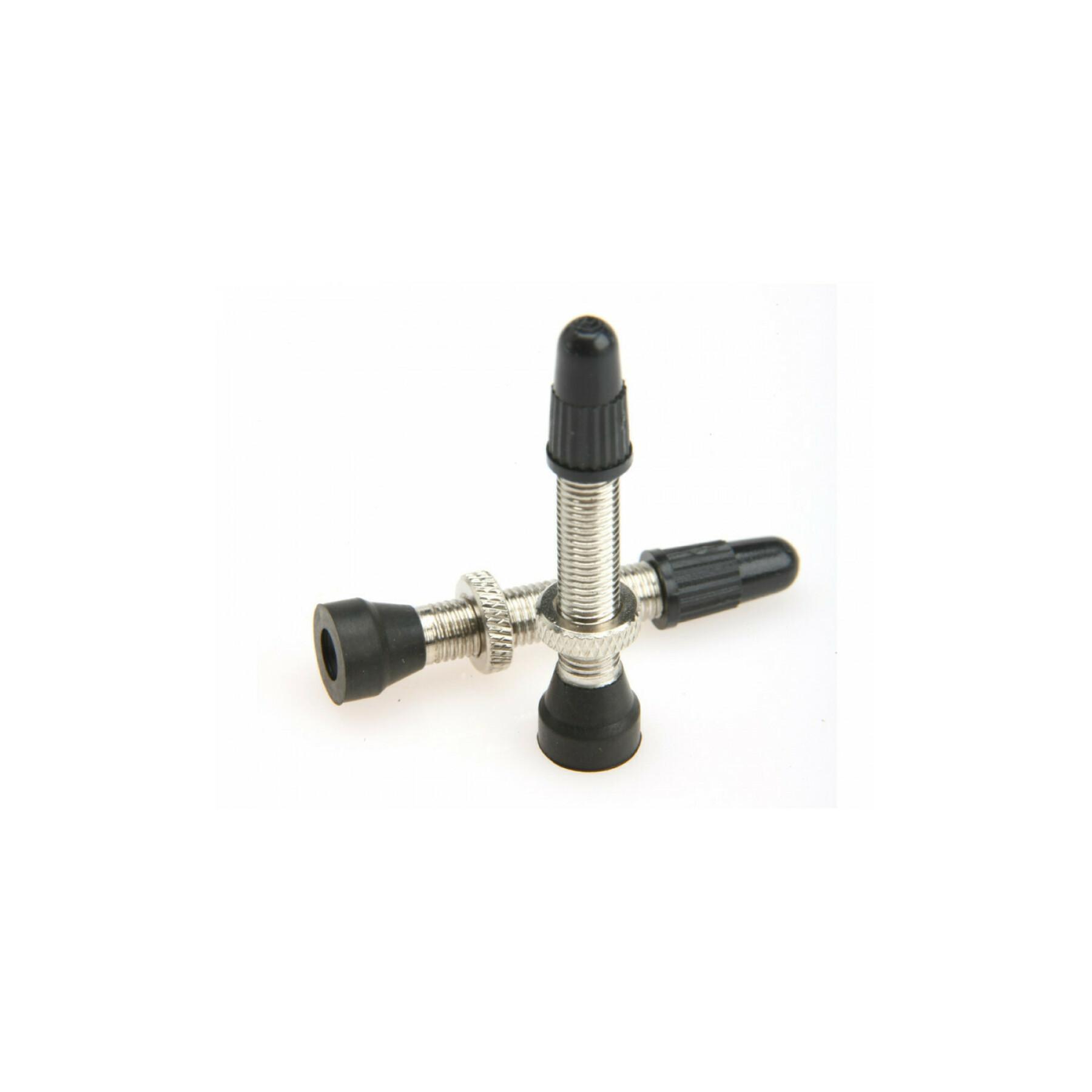 Paire de valve tubeless en laiton avec obut démontable Parts 8.3 - Pièces  détachées - Roues et Pneus - Pièces détachées