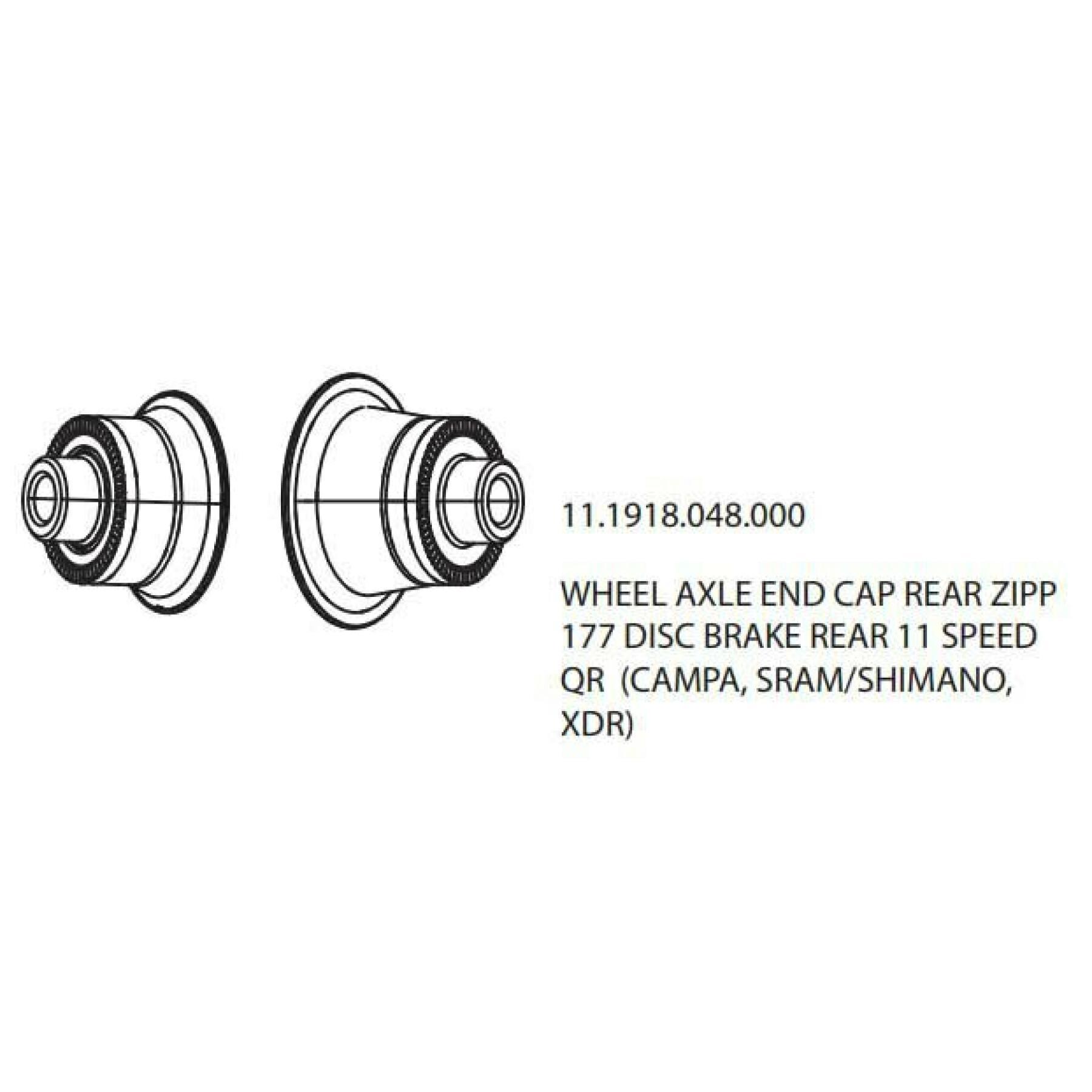 Embouts d'axe de roue à disque arrière Zipp 177 11V