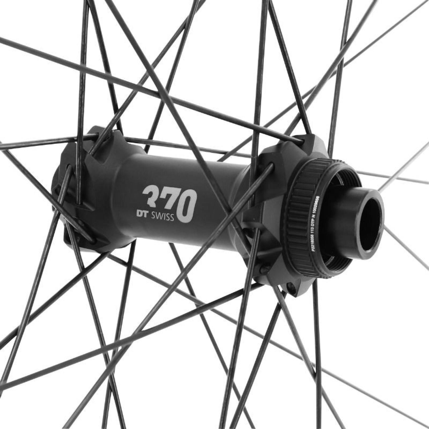 Roue de vélo VTT avant (tubeless et tubetype) compatible axe 15-110 - jante largeur éxterieur 30 mm et interieure 25 mm - résiste poids 110 kgs DT Swiss X1900 Boost Disc Centerlock