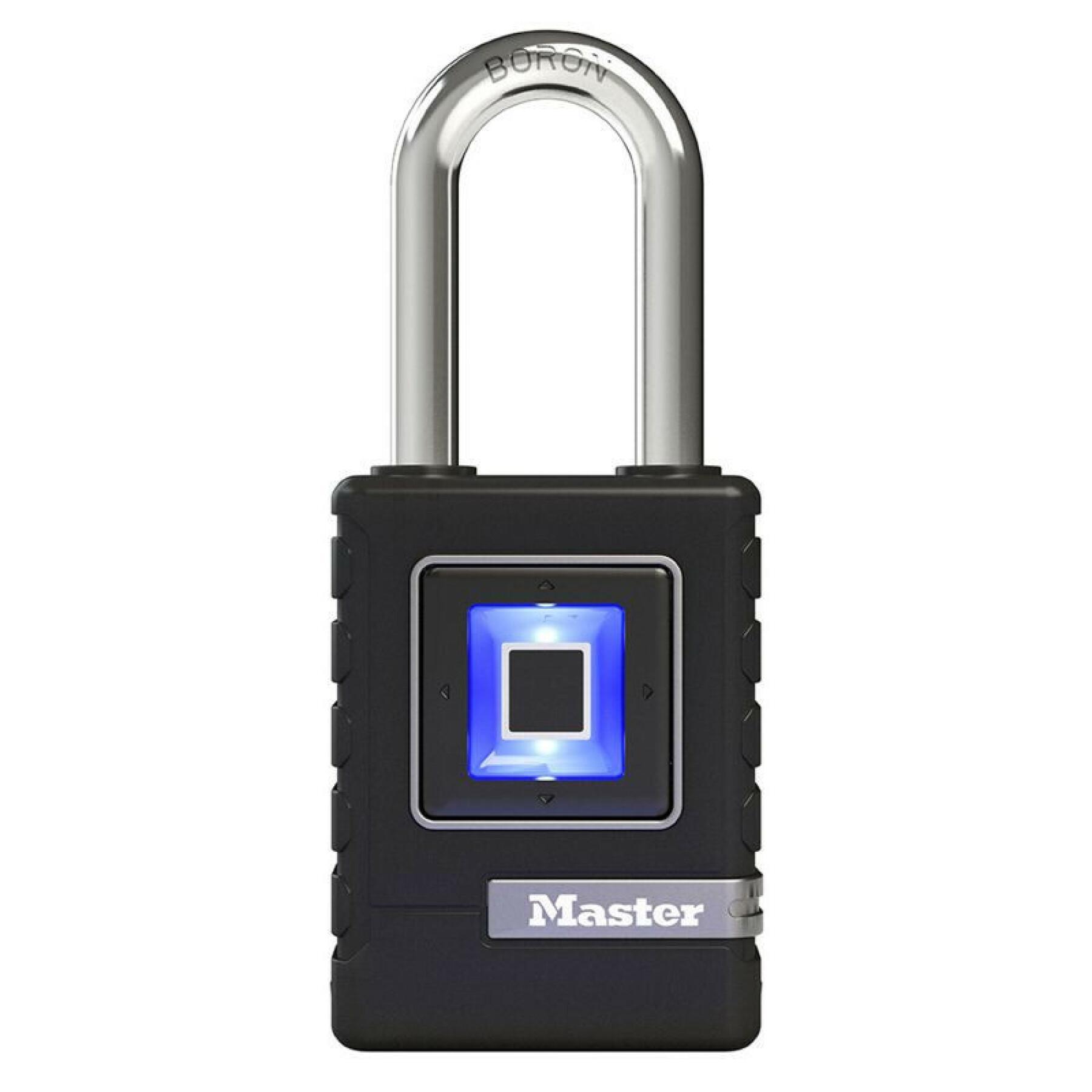 Cadenas antivol biométrique peu enregistrer 10 empreintes niveau sécurité 8 Masterlock