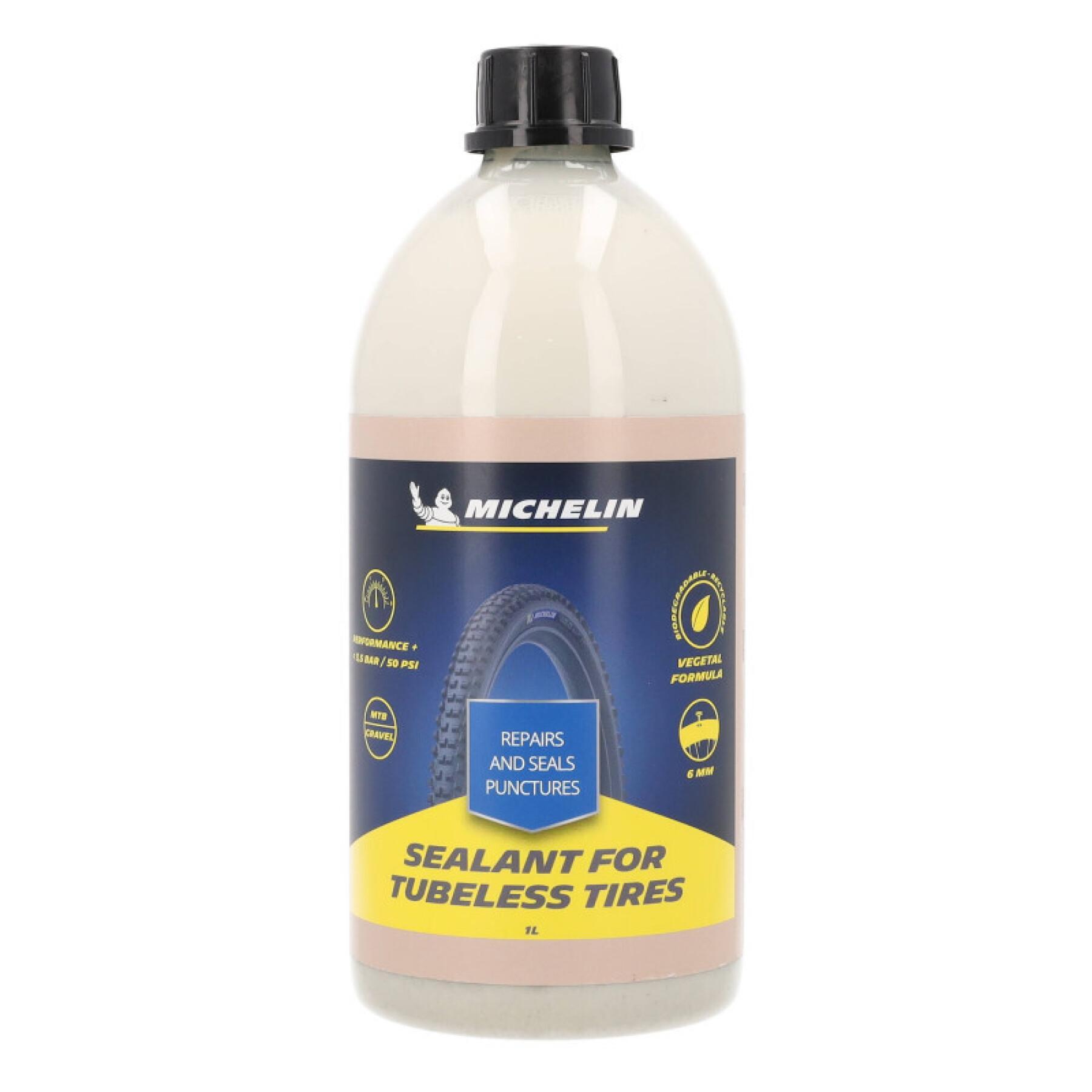 Liquide préventif crevaison Michelin Tubeless Ready (Basse pression) -  Pompes et Réparation - Roues et Pneus - Route