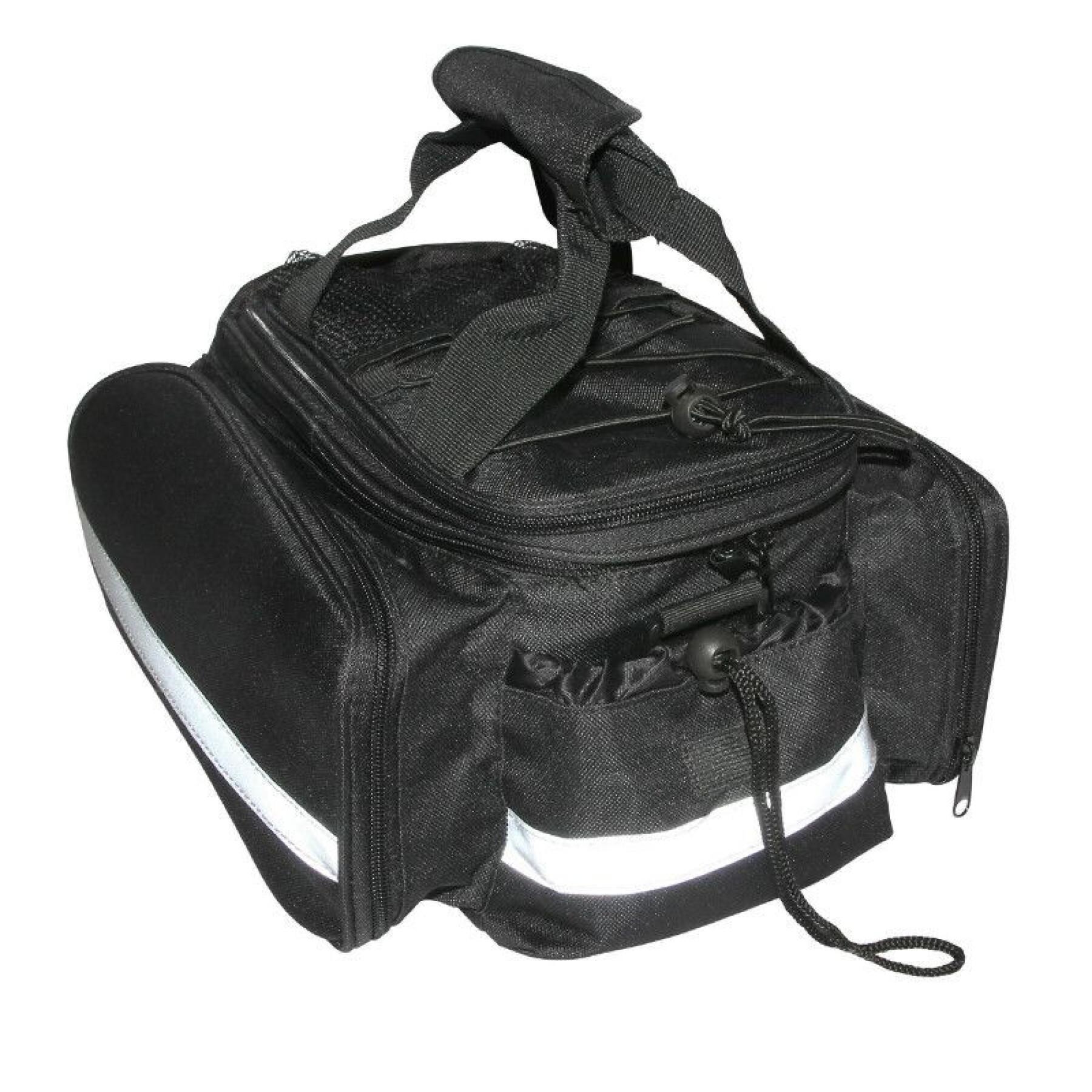 Sacoche arrière vélo a pont fixation porte bagage avec sacoches de chaque cote waterproof par velcros Newton N1 30 x 17 x 13 cm