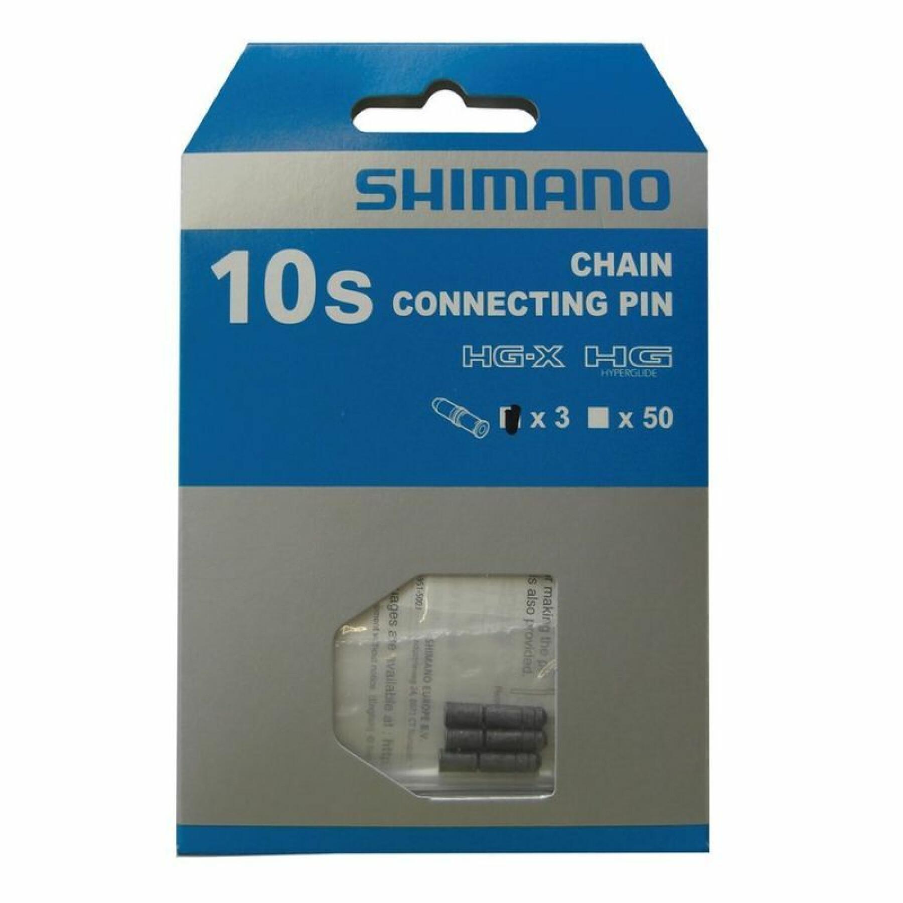 Lot de 3 kit de rivets connecteur de chaîne très étroits Shimano 10 v