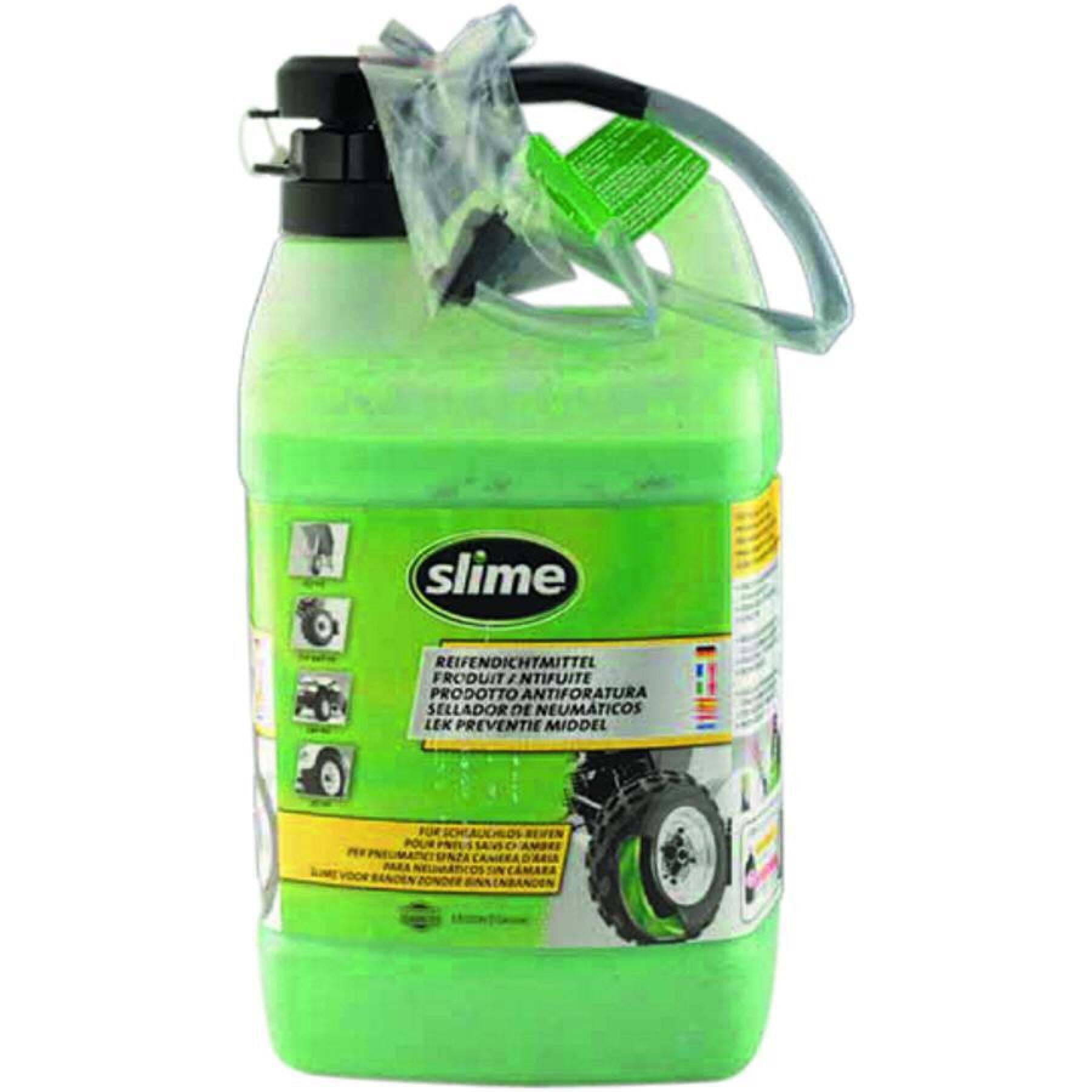 Liquide préventif anti crevaison Slime avec pompe doseuse