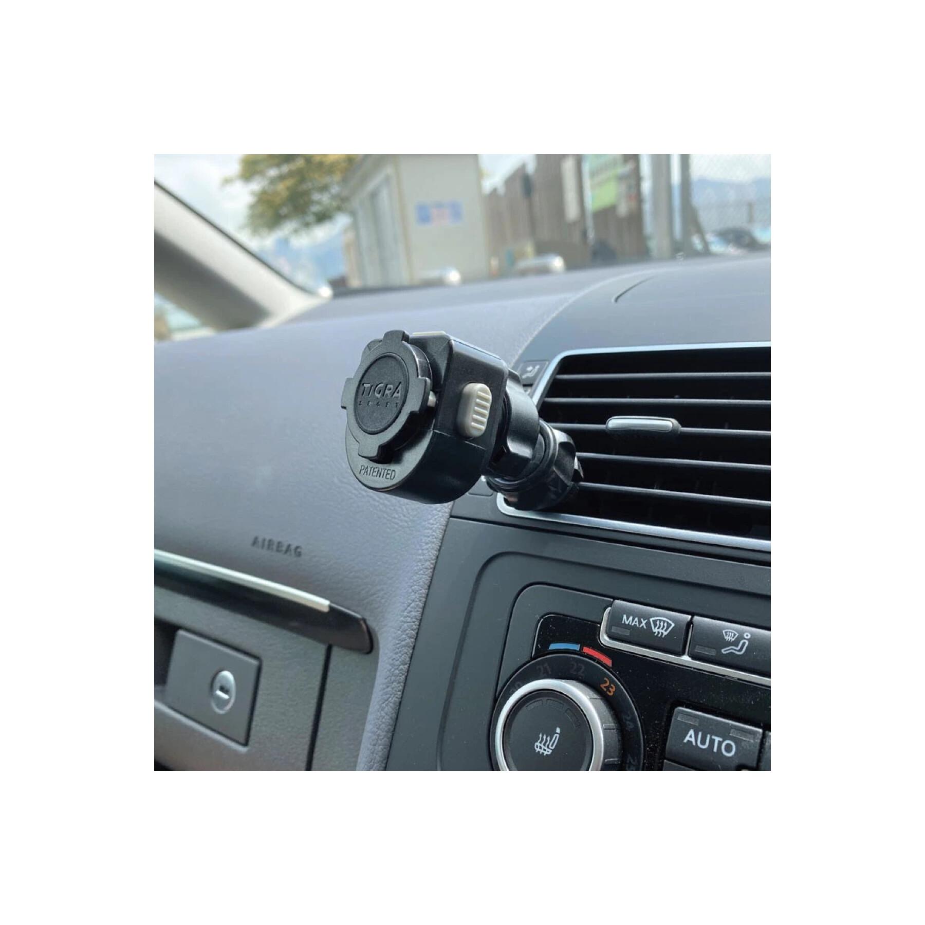 Support smartphone voiture grille de ventilation Tigra 2.0