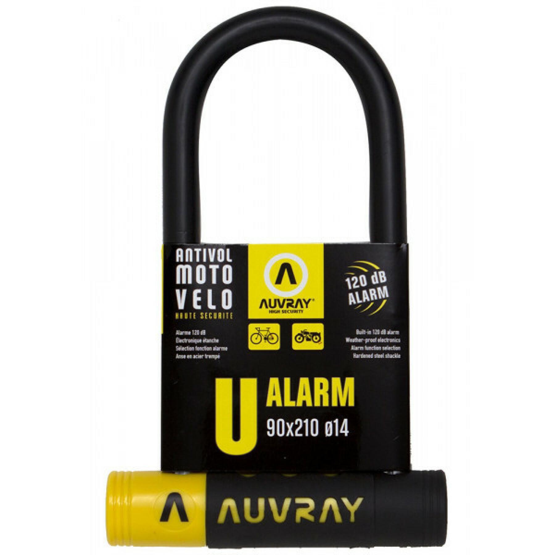 Lock Alarm Ultra Antivol U avec alarme à clé pour vélo urbain
