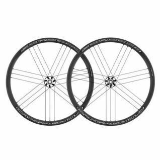 Roues à disque Campagnolo scirocco db 2wf tubeless ready hh12 Shimano