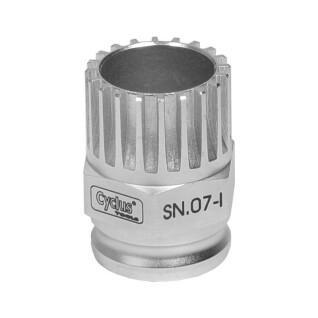 Outil pro démonte boitier Cyclus pour boitier isis compatible avec l'outil snap.in 179967 ou clé 32mm