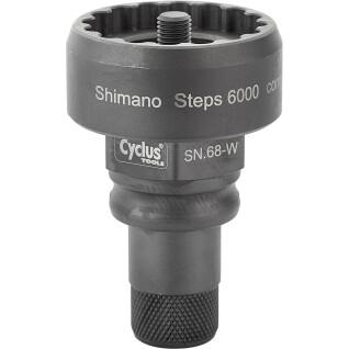 Outil pro démonte écrou Cyclus pour vae shimano steps 6000 compatible avec l'outil snap.in 179967 ou clé 32mm