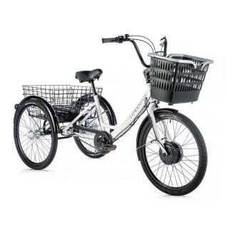 Tricycle electrique- mixte moteur roue av batterie frein et retropedalage Leader Fox Lovelo 2023 Bafang