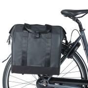 Sacoche de porte-bagages vélo étanche avec réflèchissants Basil Tarpaulin hook-on