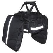 Sacoche arrière vélo a pont fixation porte bagage avec sacoches de chaque cote waterproof par velcros Newton N1 30 x 17 x 13 cm