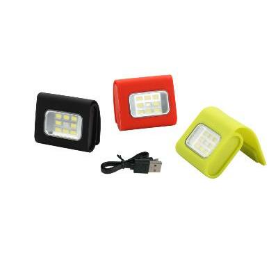 Photo Petite lampe rechargeable de signalisation magnétique Toad clip light