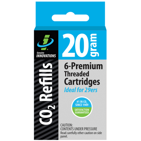 Cartouches CO2 Innovations Cartridge 20 grams threaded (x6)