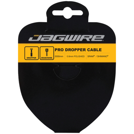 Photo Câble Jagwire Pro Dropper Inner Cable-Pro Polished Stainless-0.8x2000mm
