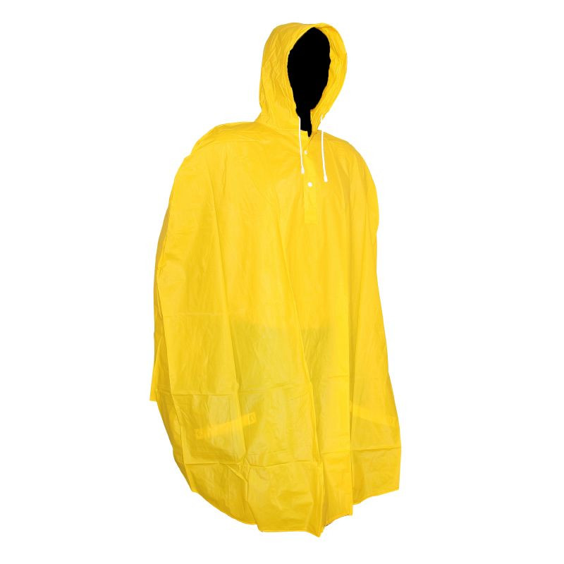 Poncho anti-pluie avec capuche et housse PVC epais haute qualité P2R