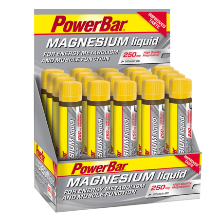 Photo Lot de 20 tubes PowerBar Magnesium Liquid (20X25ml)