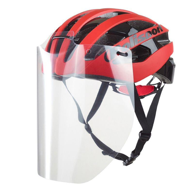 Ecran casque de vélo universelle PVC Polisport
