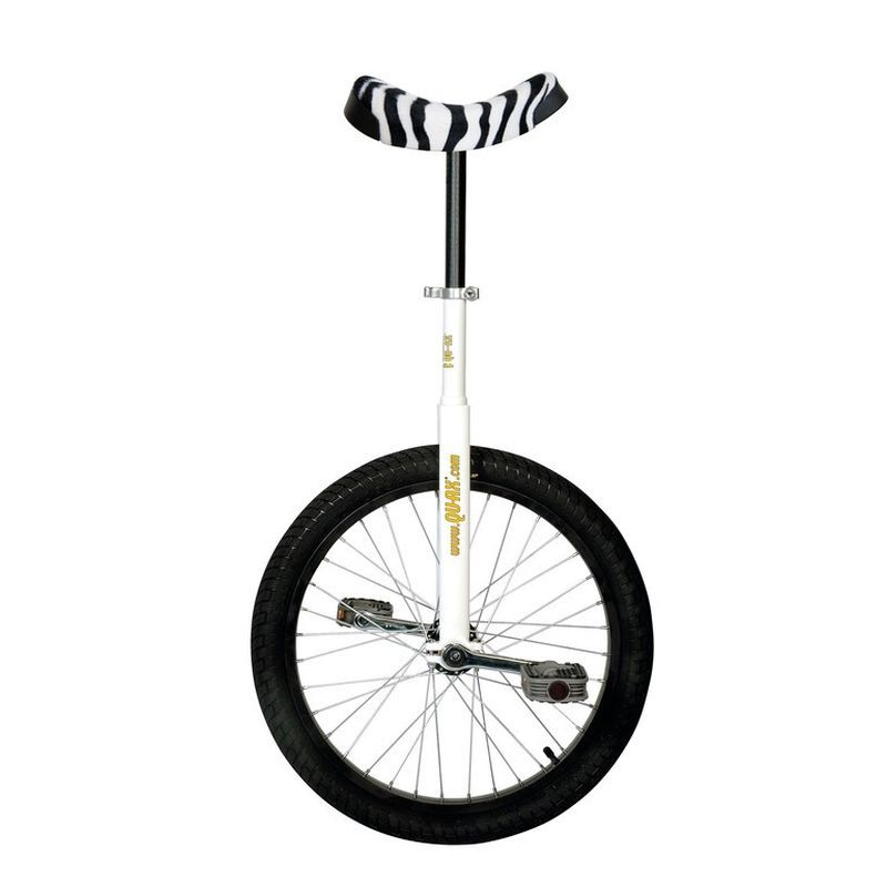 Monocycle jante alu selle zèbre pneu noir QU-AX Luxus 20