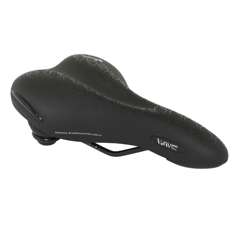 Selle trekking moderate gel visible avec protection laterale et elastomere Selle Royal Lookin