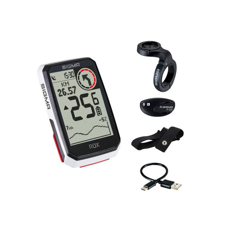 Kit compteur GPS 30 fonctions Sigma Rox 4.0 Hr