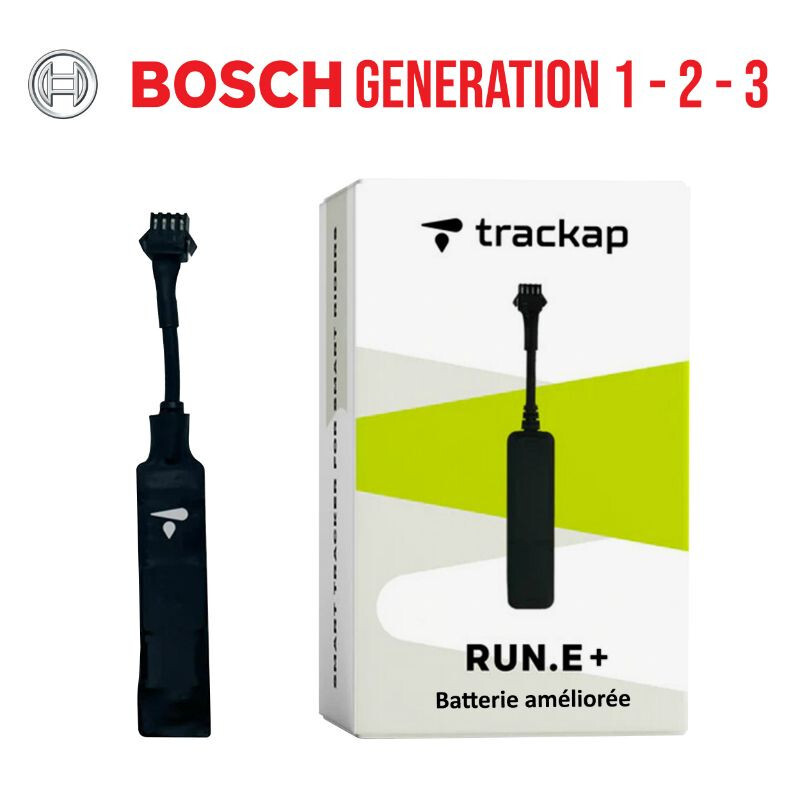 Photo Tracker - traceur - dispositif de securite gps compatible genration 1-2-3 avec 1 an abonnement base Trackap Run E+ 2023 Bosch