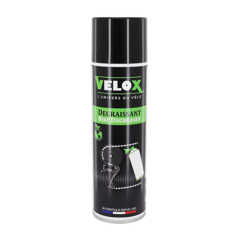 Dégraissant transmission vélo pour cassette et chaine - biodegradable Velox Bio