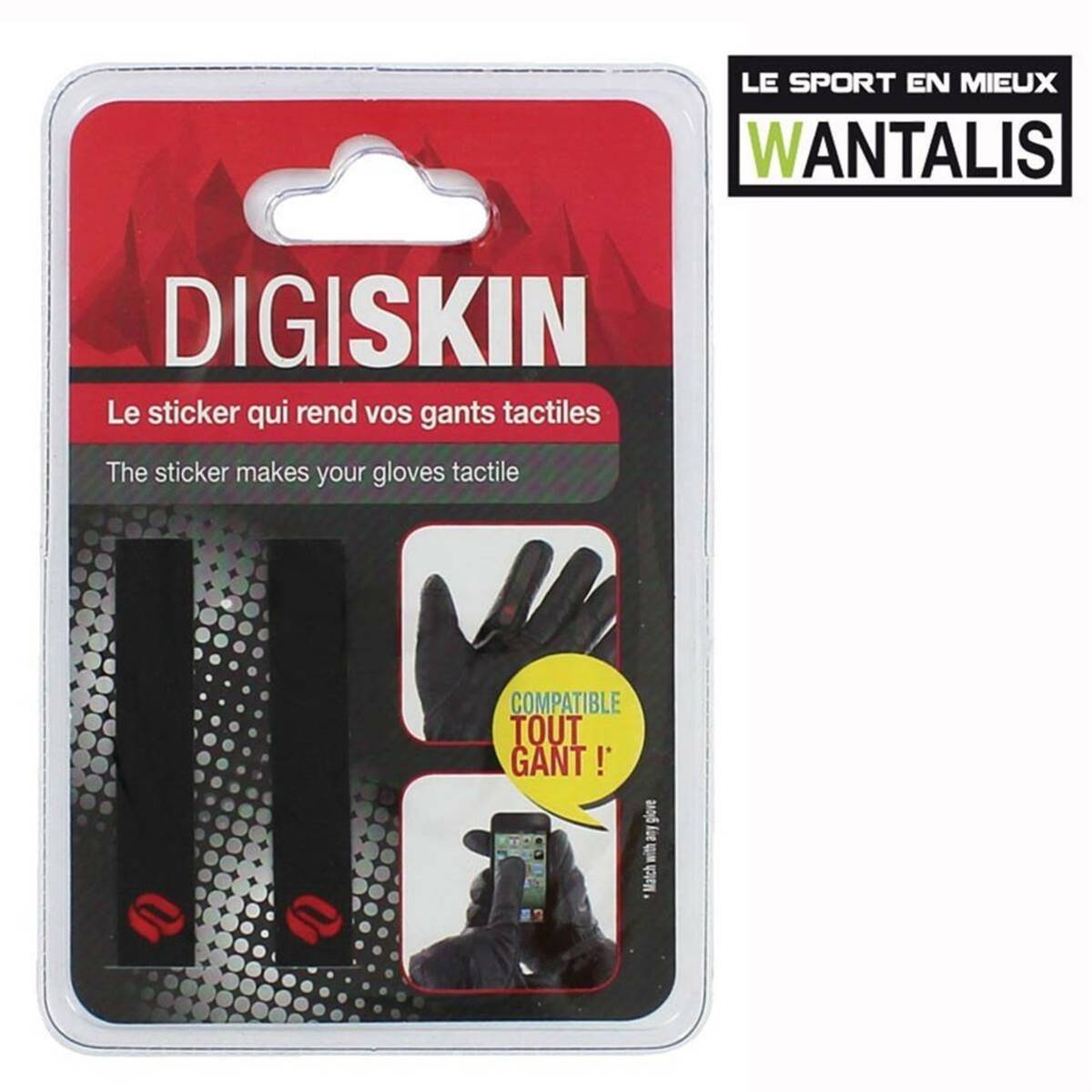 Autocollants de gants tactiles Wantalis Digiskin